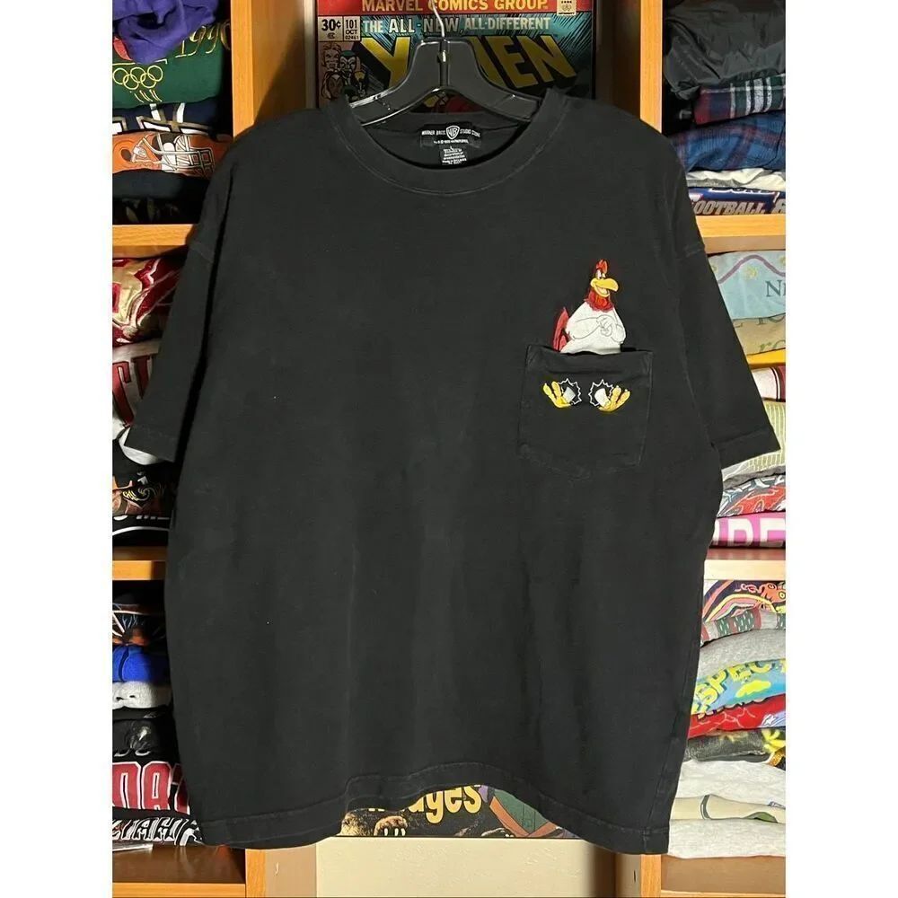 Vintage 90s Looney Tunes Warner Bros Foghorn Leghorn Tee
